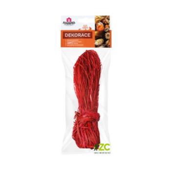 Lýko RAFFIA červená 50g