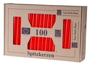 Svíčka kónická červená 1ks