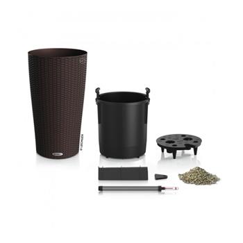 Květináč CILINDRO Cottage komplet set mokka 41x23cm