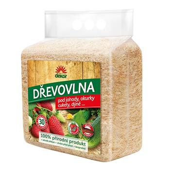 Dřevovlna FORESTINA pod jahody, cukety, okurky a dýně