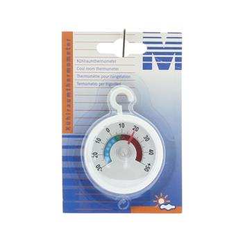 Teploměr do lednice bimetal plastový bílý 5cm