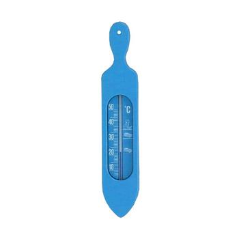 Teploměr do vody lihový plastový modrý 19,7cm