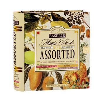 Čaj Basilur Book Magic Fruit mix 4 druhů 32x2g