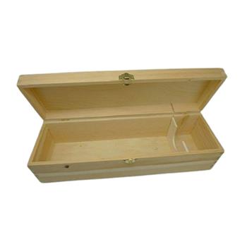 Krabice na víno 1 lahev dřevo přírodní 34,7cm