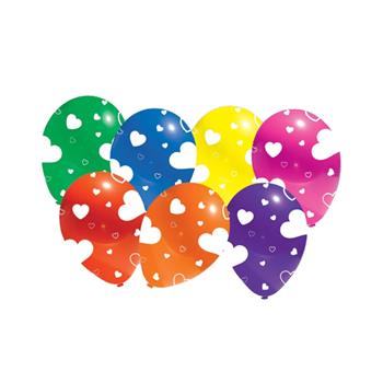 Balónky se srdíčky 7ks