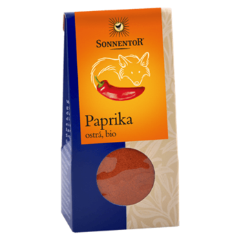 Červená ostrá paprika BIO 40g Sonnentor