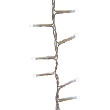 Řetěz venkovní 750LED studená bílá blikající 16m