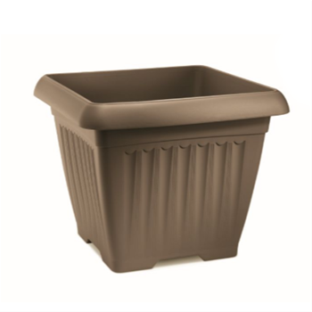 Květináč hranantý CORFU plast béžová 45cm