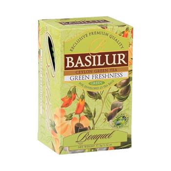 Čaj Basilur Bouquet Green Freshness 25x1,5g
