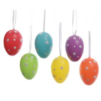 Vejce polystyrenové s puntíky 12ks