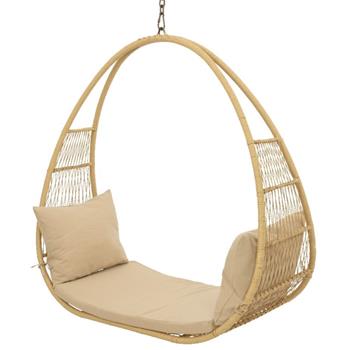 Křeslo houpací závěsné ratanové IBIZA 128cm