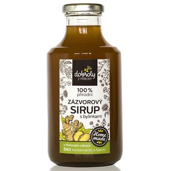 Přírodní sirup zázvor a bylinky 250ml