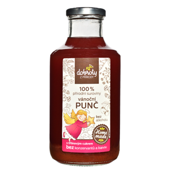 Přírodní sirup vánoční punč nealko 250ml