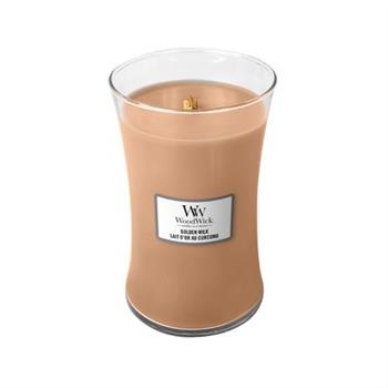Vonná svíčka WoodWick Golden Milk 609g