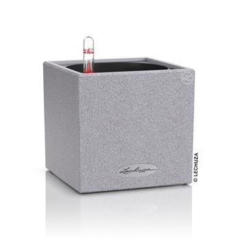 Květináč CANTO Stone komplet set šedá 14cm