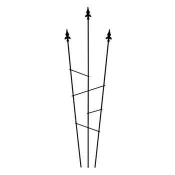 Opora pro rostliny/treláž SONORA kovová černá 150cm