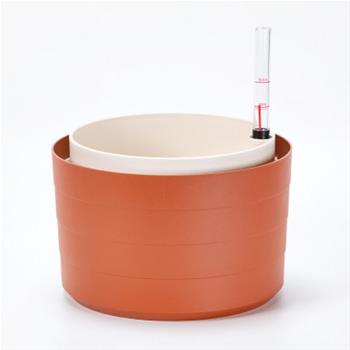 Žardina BERBERIS samozav. + závěs terakota-sl.kost 26cm