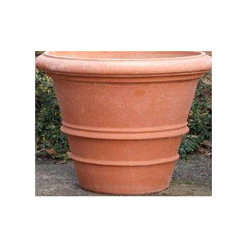 Květináč půlkulatý Vaso Muro Orlato keramika 26cm