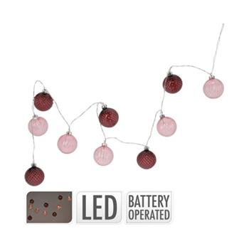 Řetěz 10LED koule na baterie