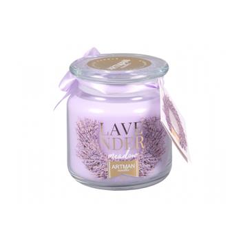 Svíčka vonná sklo s víčkem Lavender 360g