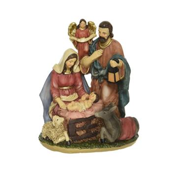 Jesličky Svatá rodina polyresinová 19,5cm