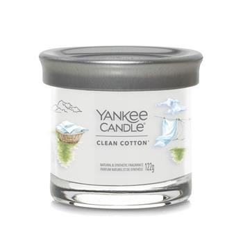 Svíčka YANKEE CANDLE Signature Tumbler 122g Clean Cotton