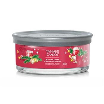 Svíčka YANKEE CANDLE Signature Tumbler 340g Holiday Cheer