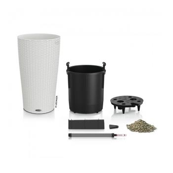 Květináč CILINDRO Cottage komplet set šedý 56x32cm
