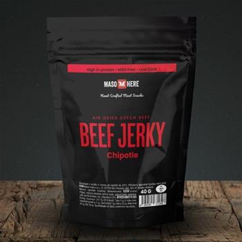 Maso sušené JERKY hovězí Chipotle 40g