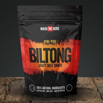 Maso sušené BILTONG hovězí Piri Piri 150g