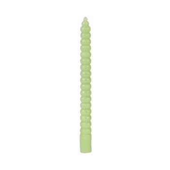 Svíčka kónická bobule sv.zelená 25cm 2ks