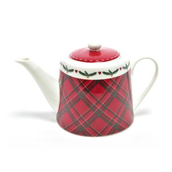 Konvice čajová károvaná keramická 1,2 litru