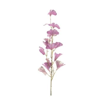 Ginkgo RUKA větev umělá růžovo-zlatá 83cm