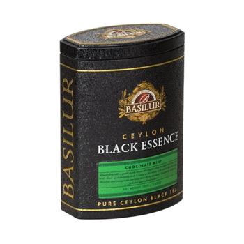 Čaj BASILUR Black Essence Chocolate Mint dóza 100g