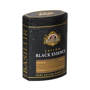 Čaj BASILUR Black Essence Coffee Caramel dóza 100g