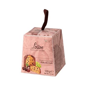 Loison Panettone AMARENA s rozinkami a kandovanými třešněmi 100g