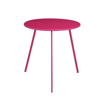 Stolek odkládací kovový SEATLE fuchsiový 50cm