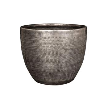 Obal kulatý ROWEN hliníkový tm.stříbrný 15cm