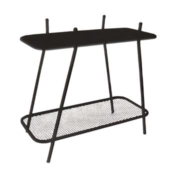 Stojan KAREN 2 patra kovový černý 69cm