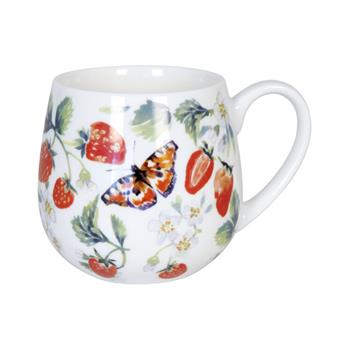 Hrnek buclák porcelánový STRAWBERRY 420ml