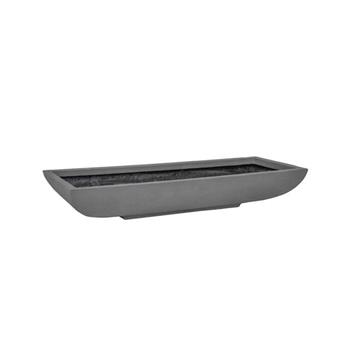 Miska hranatá PANDORA S fiberstone šedá 50cm