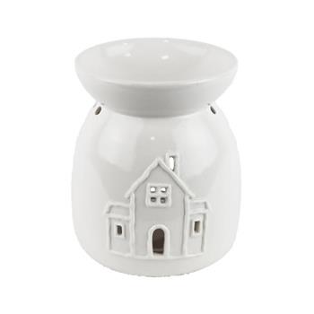 Aromalampa kulatá s domkem porcelánová 12,5cm