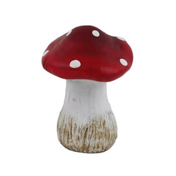 Muchomůrka keramická bílo-červená 8cm