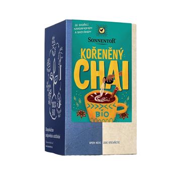 Čaj bylinný BIO kořeněný Chai 18x1,8g Sonnentor