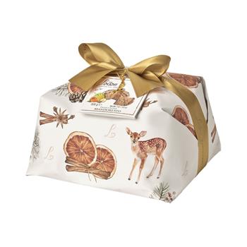 Loison Panettone MANDORLATO s rozinkami, pomerančem, citronem a mandlovou polevou 500g
