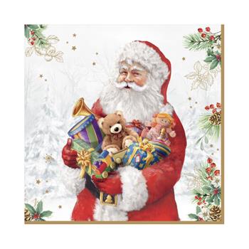 Ubrousky papírové SANTA IS COMING 20ks