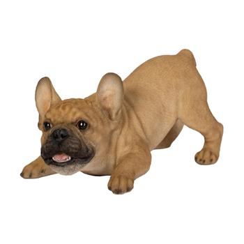 Štěně Francouzského buldočka hrající si polyresinové 23cm