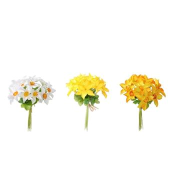 Narcis svazek umělý mix 20cm