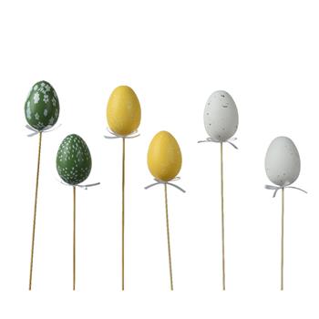 Zápich vejce polystyrenové mix 30cm