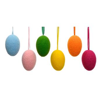 Ozdoba vejce polyfoam mix 7,5cm